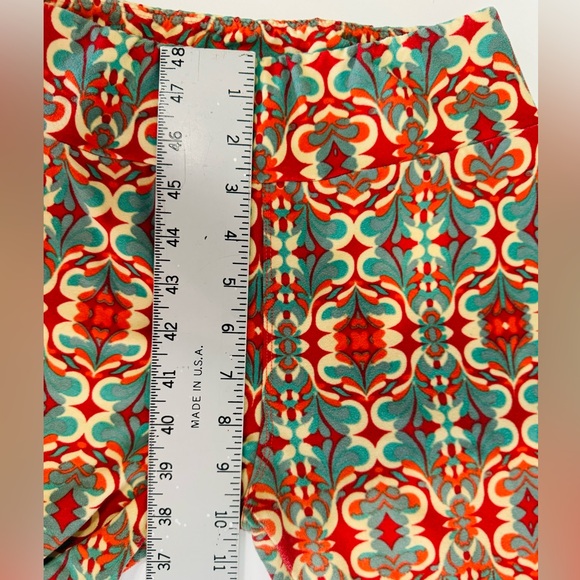 Lularoe Leggings Modern Hue Print ONE SIZE 2-10 NEW! - Picture 8 of 13